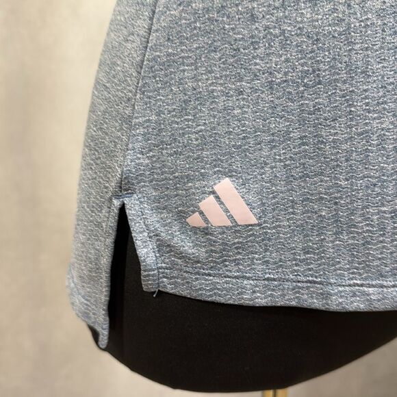 Adidas Ultimate365 Textured Sleeveless Golf Polo - Picture 5 of 11